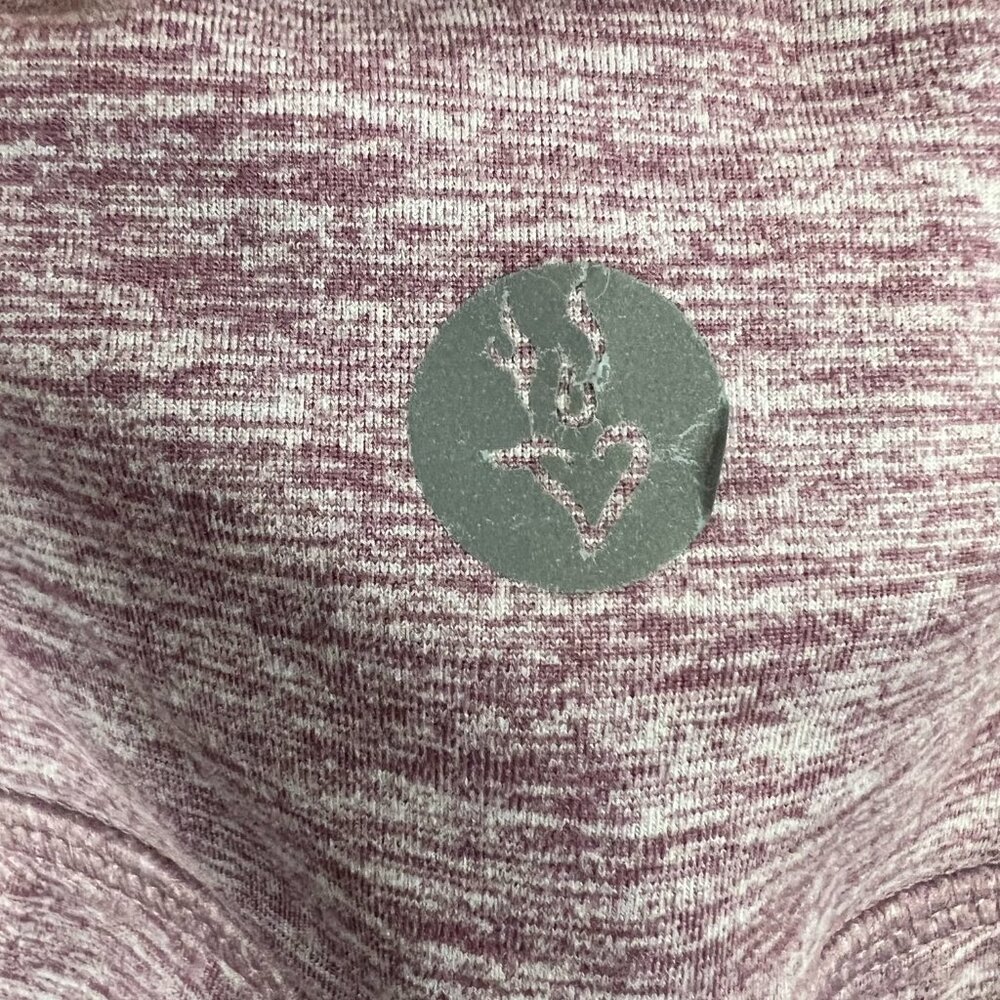 Torrid Pink Heather Stripe Workout Leggings Size 5 EUC - Picture 4 of 9